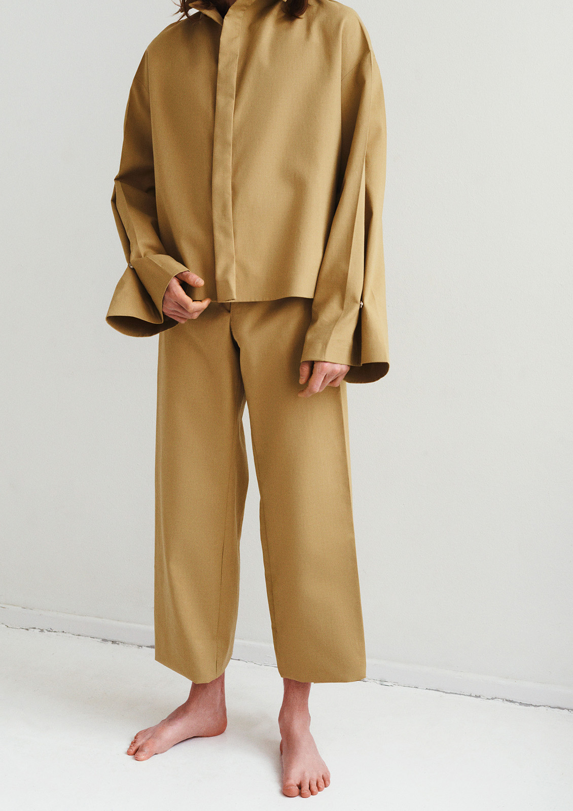 Nadine Goepfert Basic Fit, Paper Bag Trousers